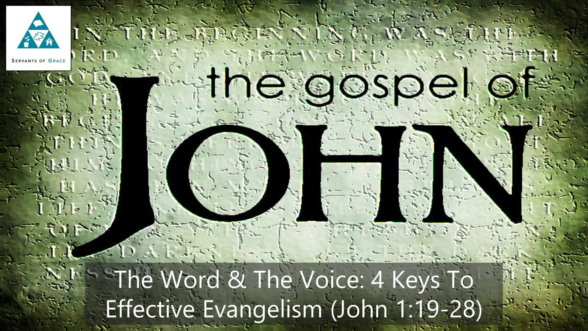 The Word The Voice – 4 Keys To Effective Evangelism (002)