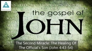 The Second Miracle The Healing of the Official’s Son (002)