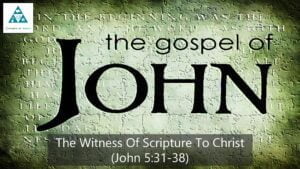 The Witness Of Scripture To Christ (002)