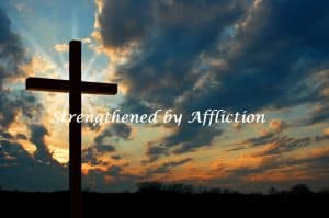 cross at sunset