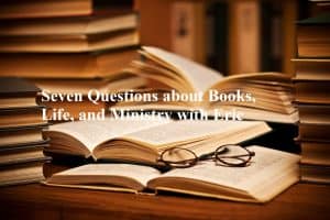 opened book, lying on the bookshelf