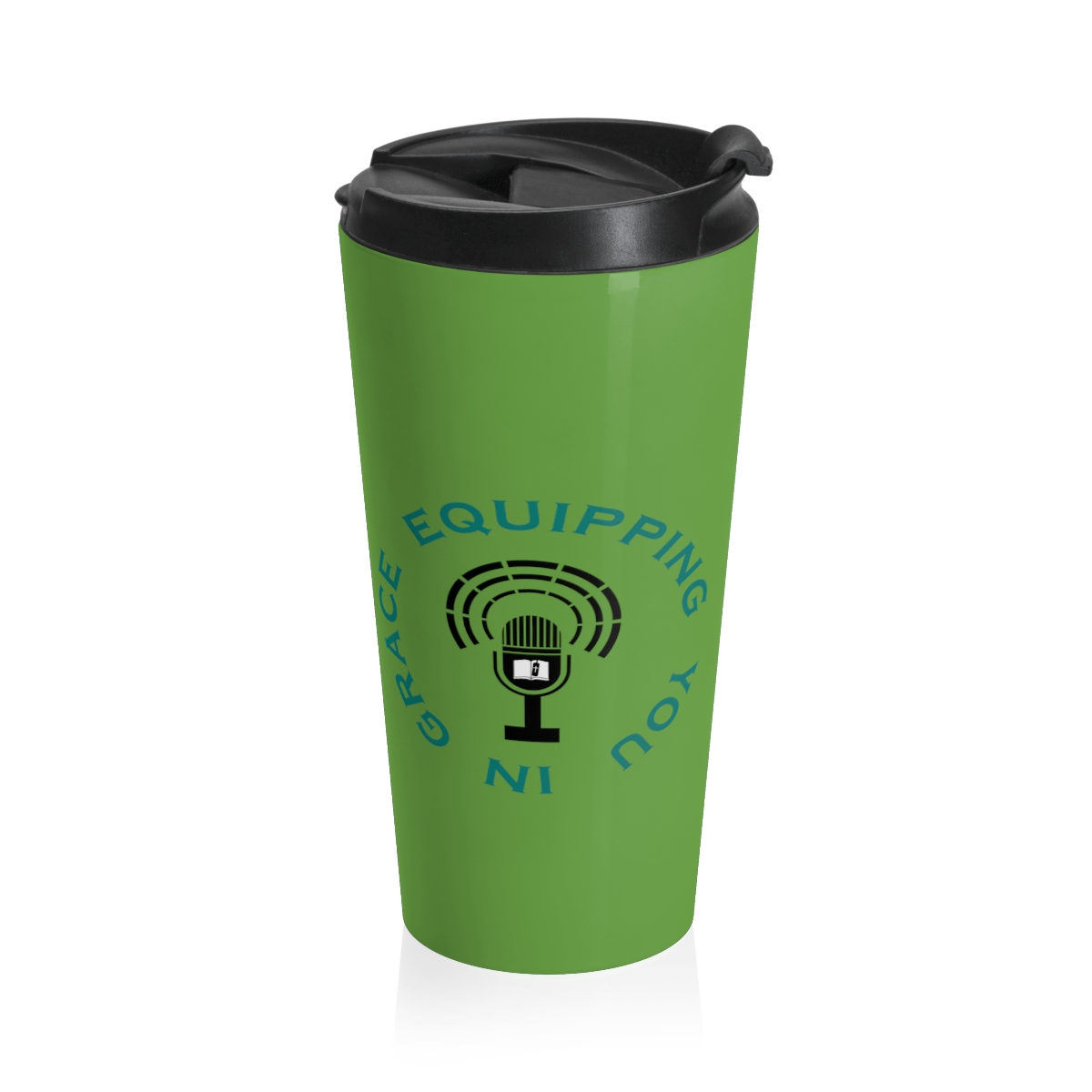 Equipping You in Grace - Green - Stainless Steel Travel Mug