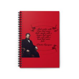 spurgeon-god-writes-with-a-pen-that-never-blots-red-spiral-notebook-ruled-line