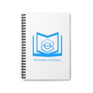servants-of-grace-white-blue-spiral-notebook-ruled-line