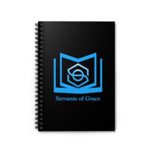 servants-of-grace-black-blue-spiral-notebook-ruled-line