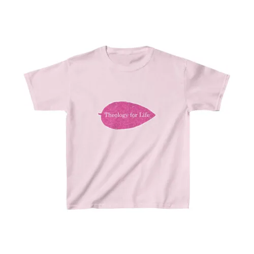 Theology for Life - Jn. 3:16 - Pink Glitter - Girls Heavy Cotton™ Tee