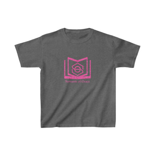 Servants of Grace - Jn. 3:16 - Pink Glitter - Girls Heavy Cotton™ Tee