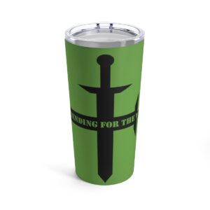 contending-for-the-word-green-tumbler-20oz