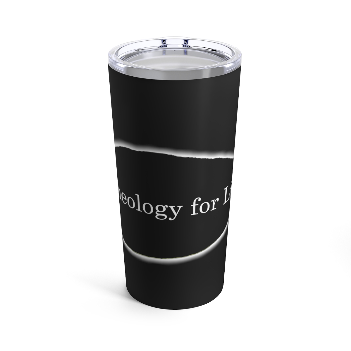 Theology for Life - Black Glow - Tumbler 20oz