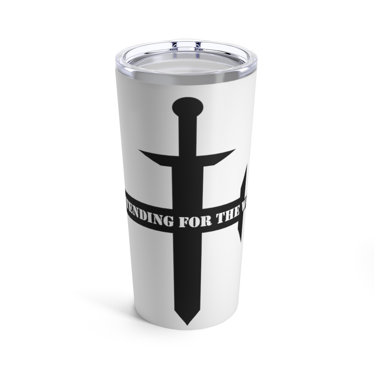 Contending for the Word - White - Tumbler 20oz