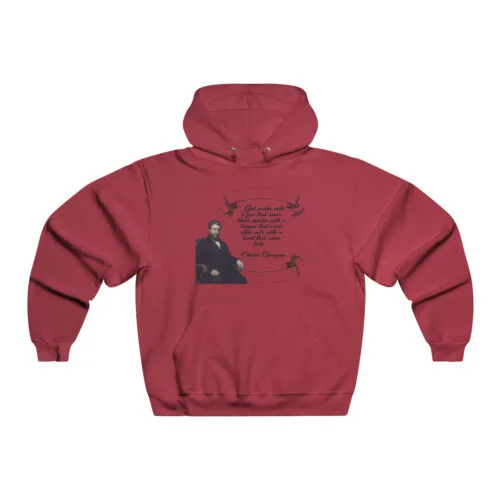 Spurgeon - God Writes with a Pen that Never Blots - Men's NUBLEND® Hooded Sweatshirt