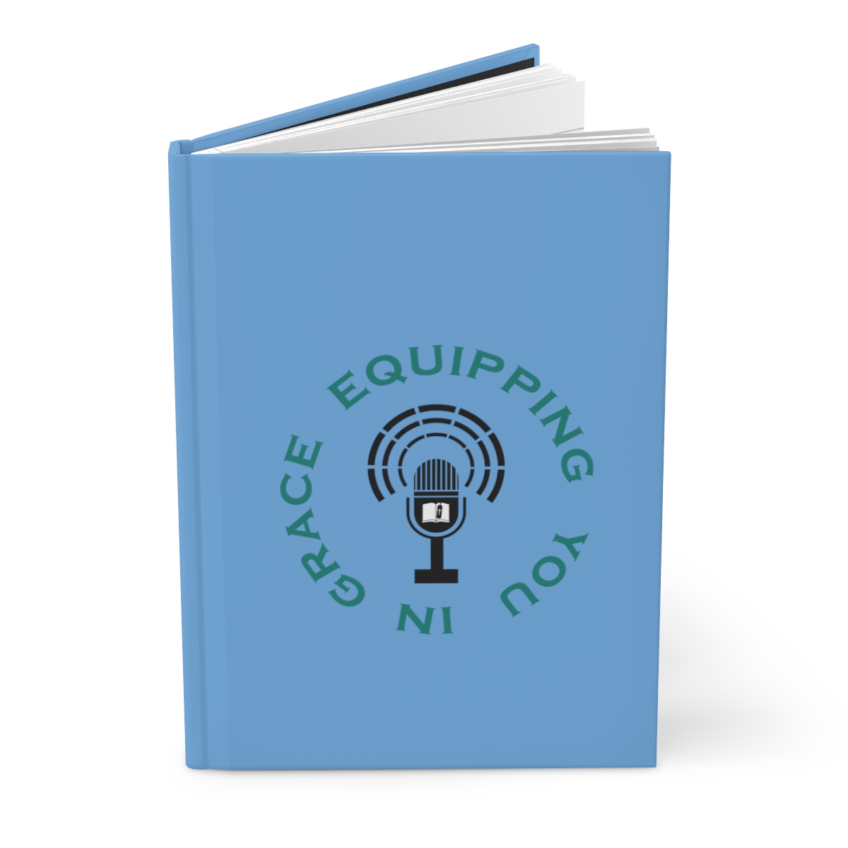Equipping You in Grace - Light Blue - Hardcover Journal Matte