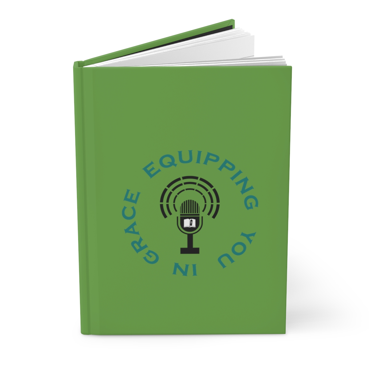 Equipping You in Grace - Green - Hardcover Journal Matte