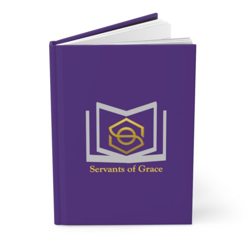Servants of Grace - John 3:16 - Purple, Silver, Gold Hardcover Journal Matte