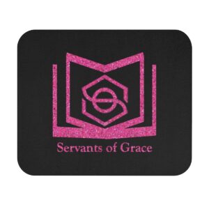 servants-of-grace-black-and-pink-glitter-mouse-pad-rectangle