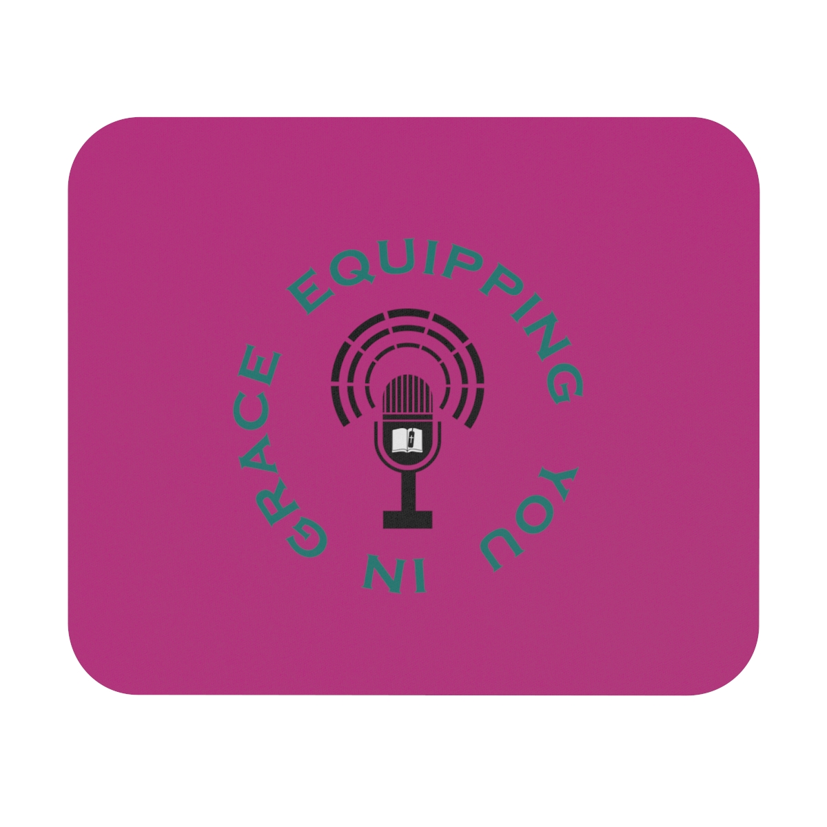 Equipping You in Grace - Pink - Mouse Pad (Rectangle)