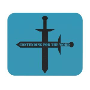 contending-for-the-word-turquoise-mouse-pad-rectangle