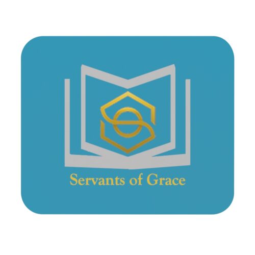 Servants of Grace - Turquoise - Mouse Pad (Rectangle)