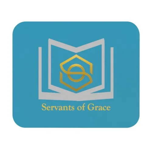 Servants of Grace - Turquoise - Mouse Pad (Rectangle)