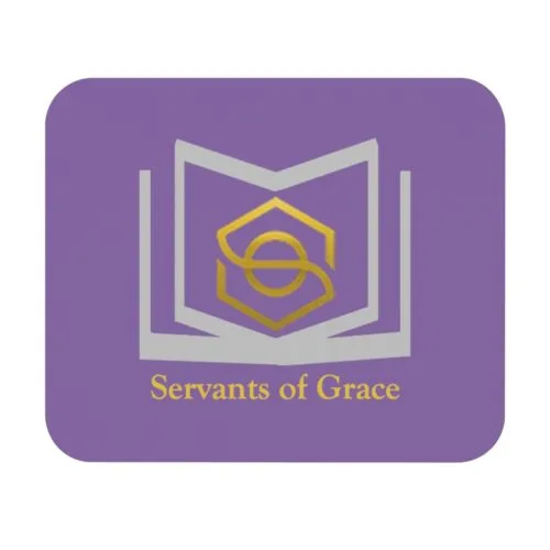 Servants of Grace - Purple - Mouse Pad (Rectangle)