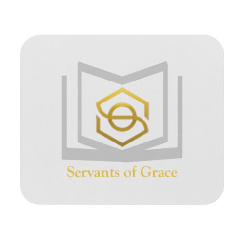 Servants of Grace - White - Mouse Pad (Rectangle)