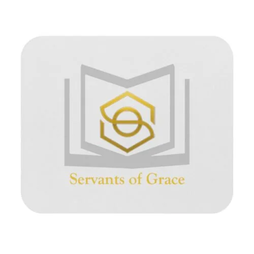 Servants of Grace - White - Mouse Pad (Rectangle)