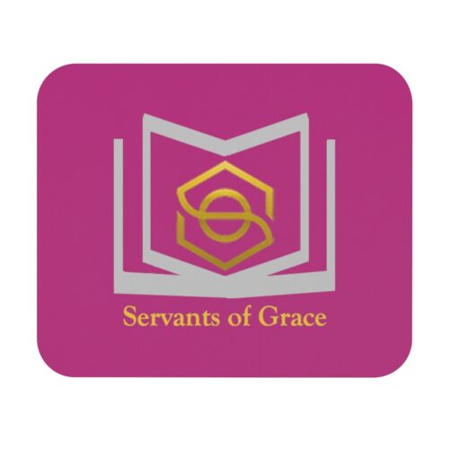 Servants of Grace - Hot Pink - Mouse Pad (Rectangle)