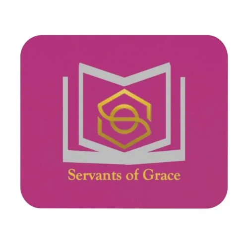 Servants of Grace - Hot Pink - Mouse Pad (Rectangle)