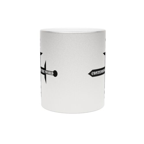 Contending for the Word - Metallic Mug (SilverGold)