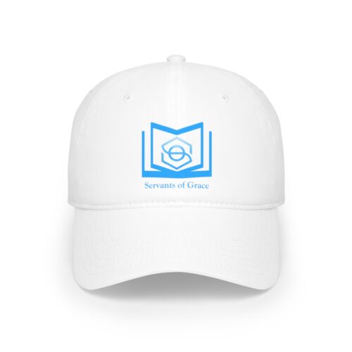 Servants of Grace - White, Blue Low Profile Baseball Cap