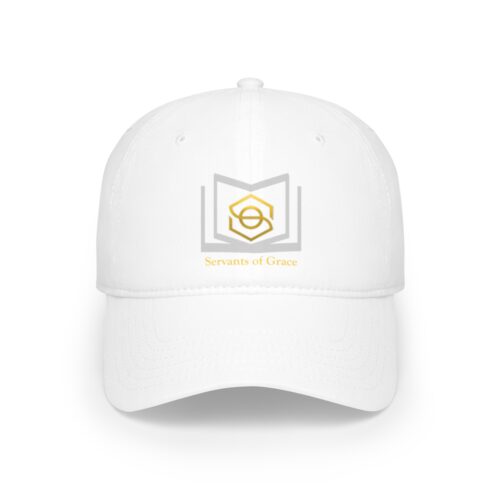 Servants of Grace - White, Silver, Gold Low Profile Baseball Cap