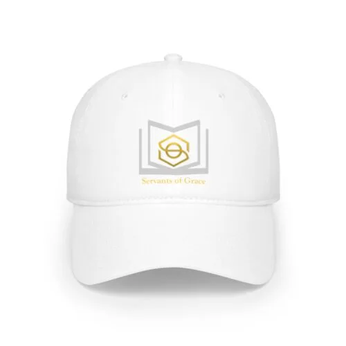 Servants of Grace - White, Silver, Gold Low Profile Baseball Cap