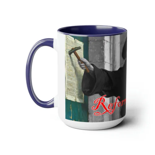 Reformation Day - Two-Tone Coffee Mugs, 15oz