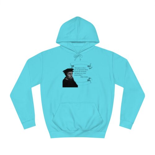 Calvin - Scripture is Like a Pair of Spectacles - Unisex College Hoodie