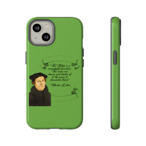 the-bible-is-a-remarkable-fountain-martin-luther-green-iphone-tough-cases