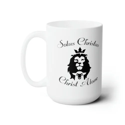 Solus Christus Ceramic Mug 15oz