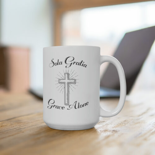 Sola Gratia Ceramic Mug 15oz