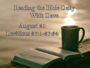 Reading the Bible Daily with Dave 170 Reading the Bible Daily with Dave 169
