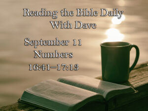 Reading the Bible Daily with Dave 149 Reading the Bible Daily with Dave 148