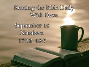 Reading the Bible Daily with Dave 148 Reading the Bible Daily with Dave 147