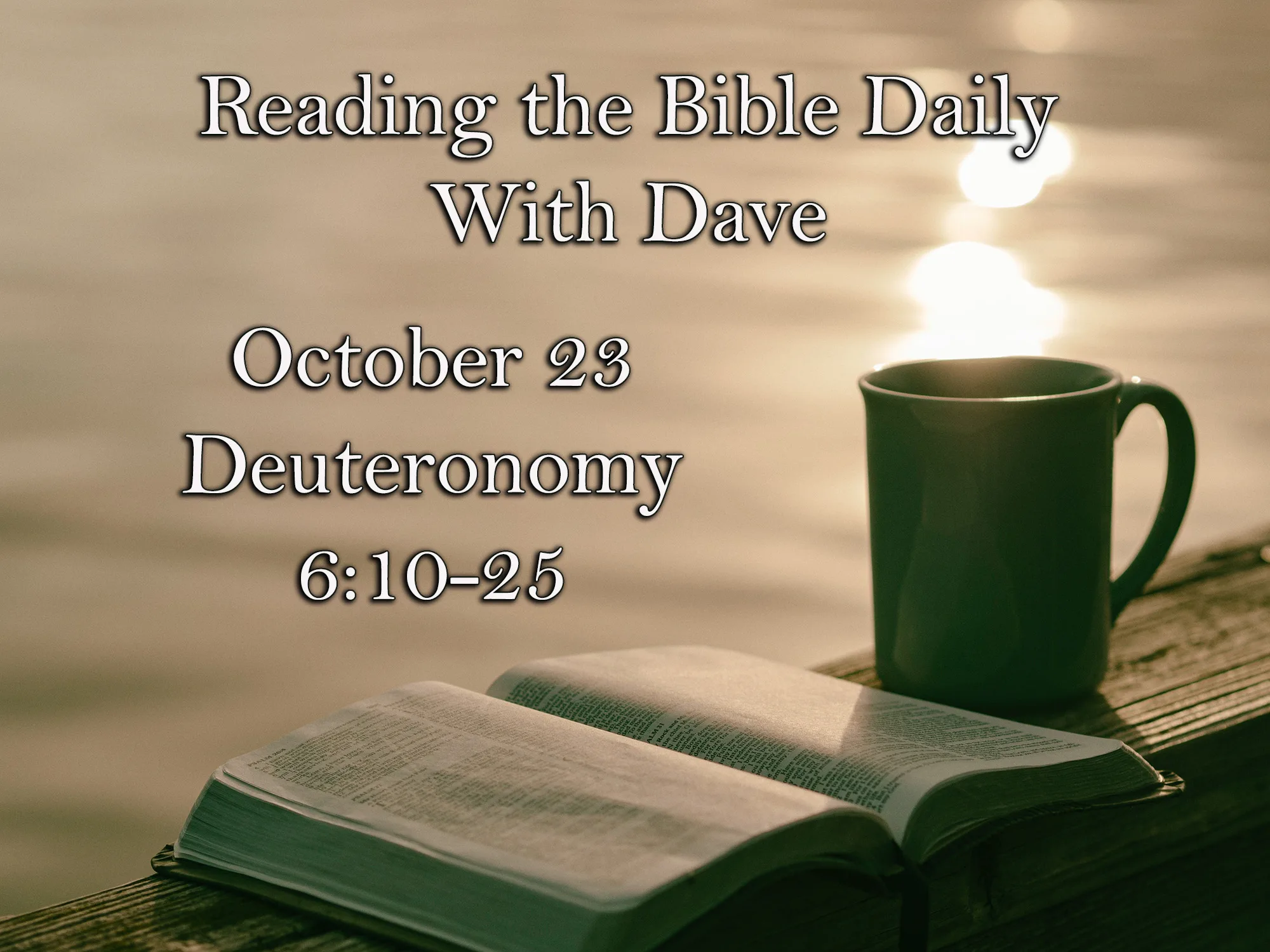 October23Deuteronomy61025