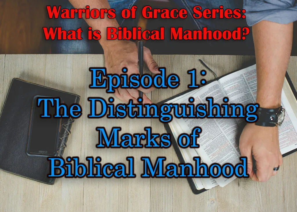 The Distinguishing Marks of Biblical Manhood 2 The Distinguishing Marks of Biblical Manhood