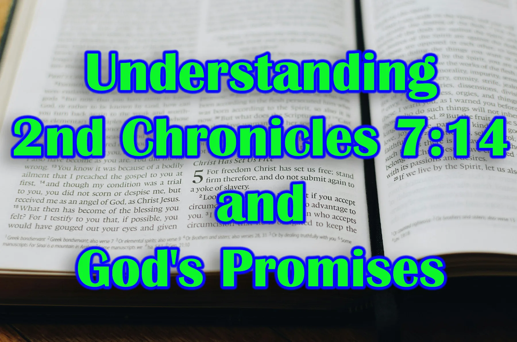 Understanding 2nd Chronicles 714 and God’s Promises