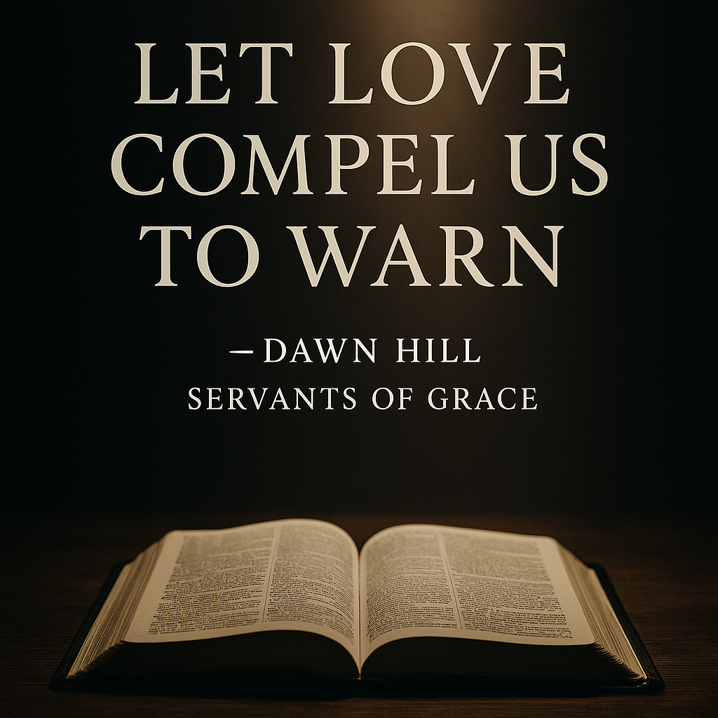Open Bible with light piercing darkness — representing gospel truth confronting false teaching
