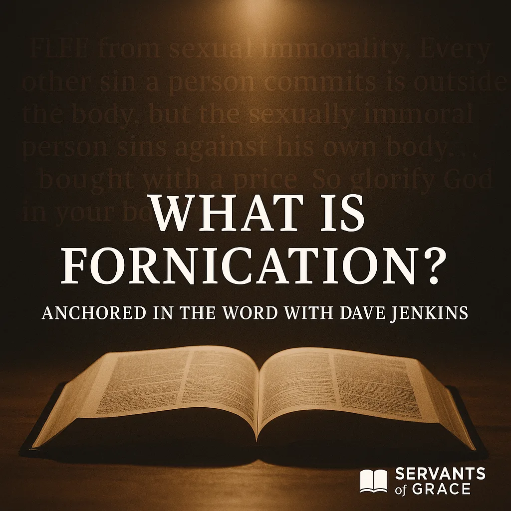 Biblical illustration representing purity and holiness for Anchored in the Word episode on fornication by Dave Jenkins