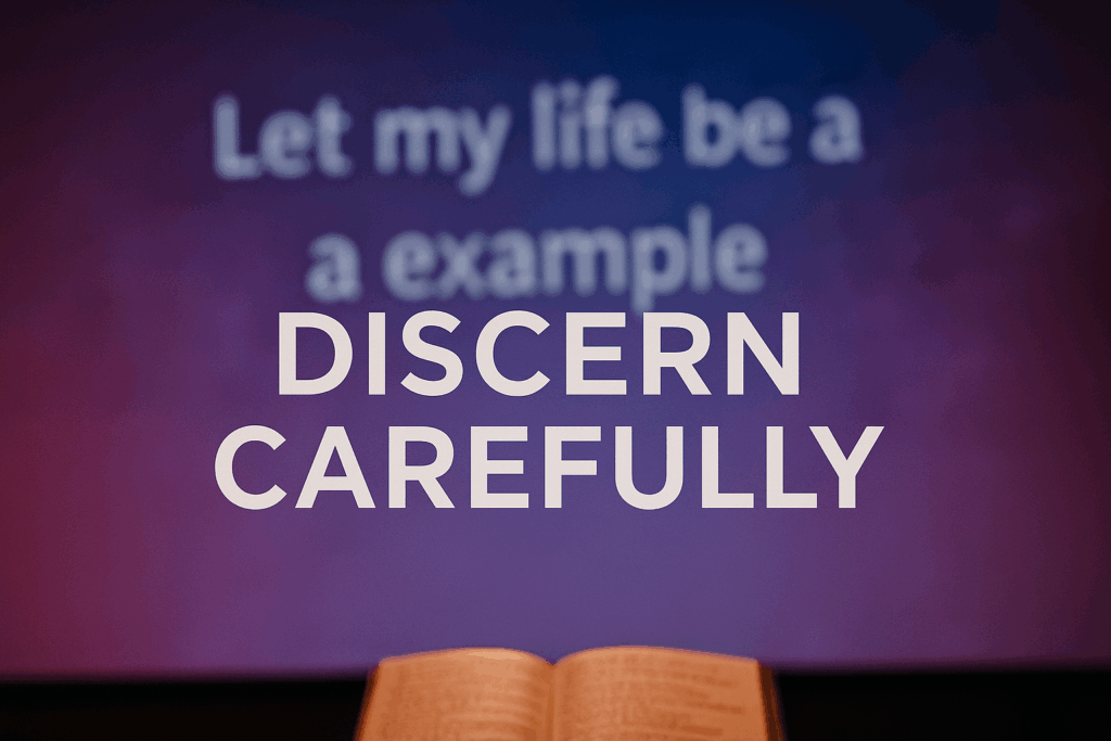 Avoiding Worship Music from Apostate Sources – Theology for Life July 2025 issue cover graphic