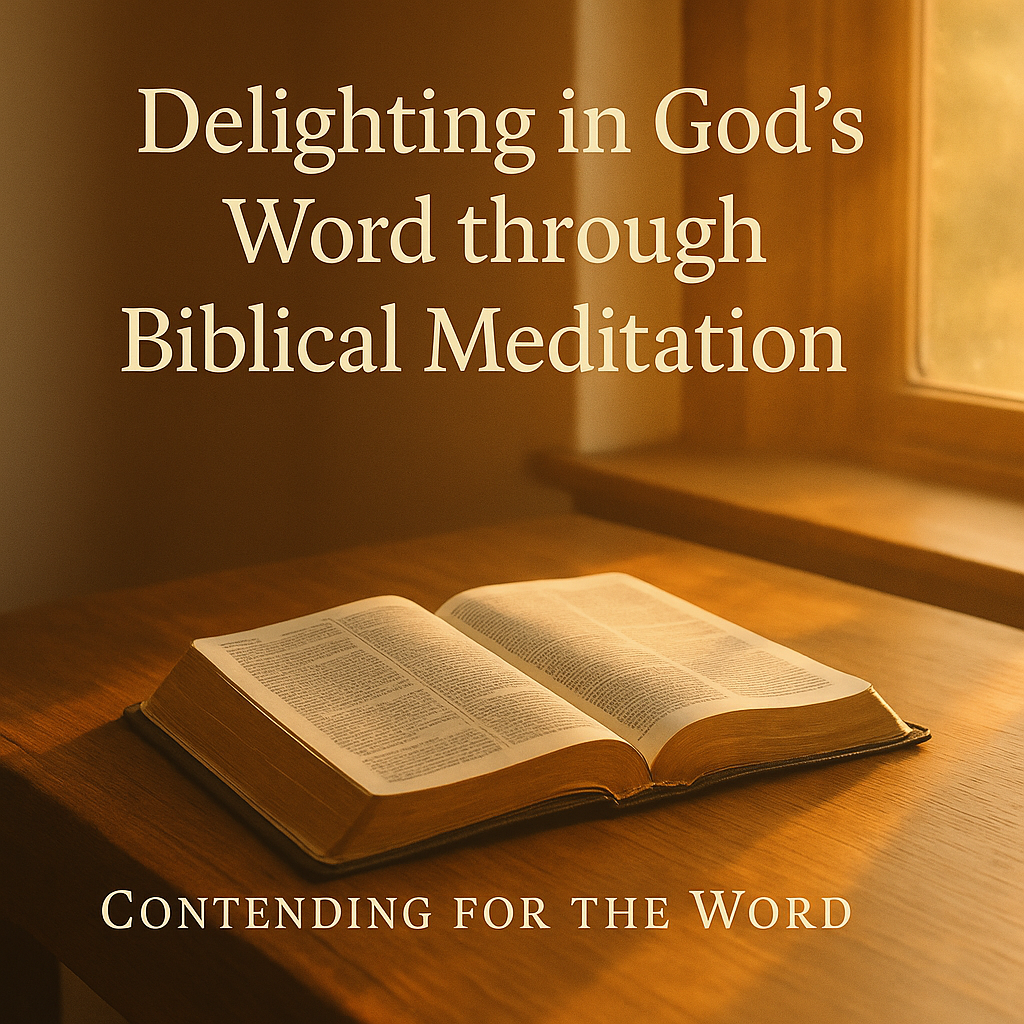 An open Bible illuminated by morning sunlight, symbolizing renewal through meditating on God’s Word.