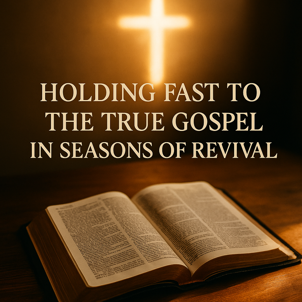 Sunrise over a small church, representing gospel-centered renewal and faithfulness in times of revival.