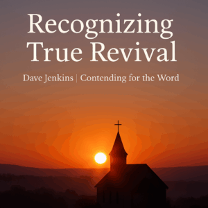 Sunrise behind a church steeple, symbolizing the dawn of revival through the Word of God.