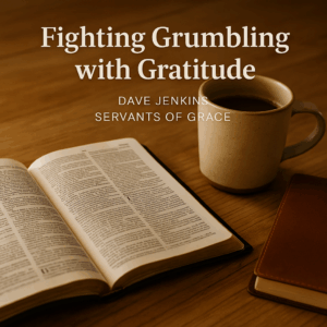 Open Bible and coffee cup on a wooden table in morning light, representing daily gratitude and reflection on God’s Word.